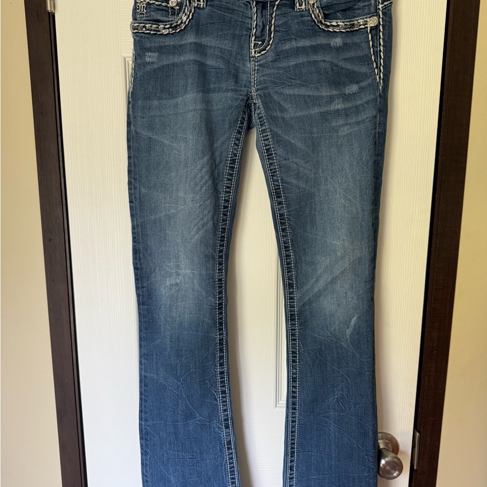 Miss Me Blue Boot Cut Jeans